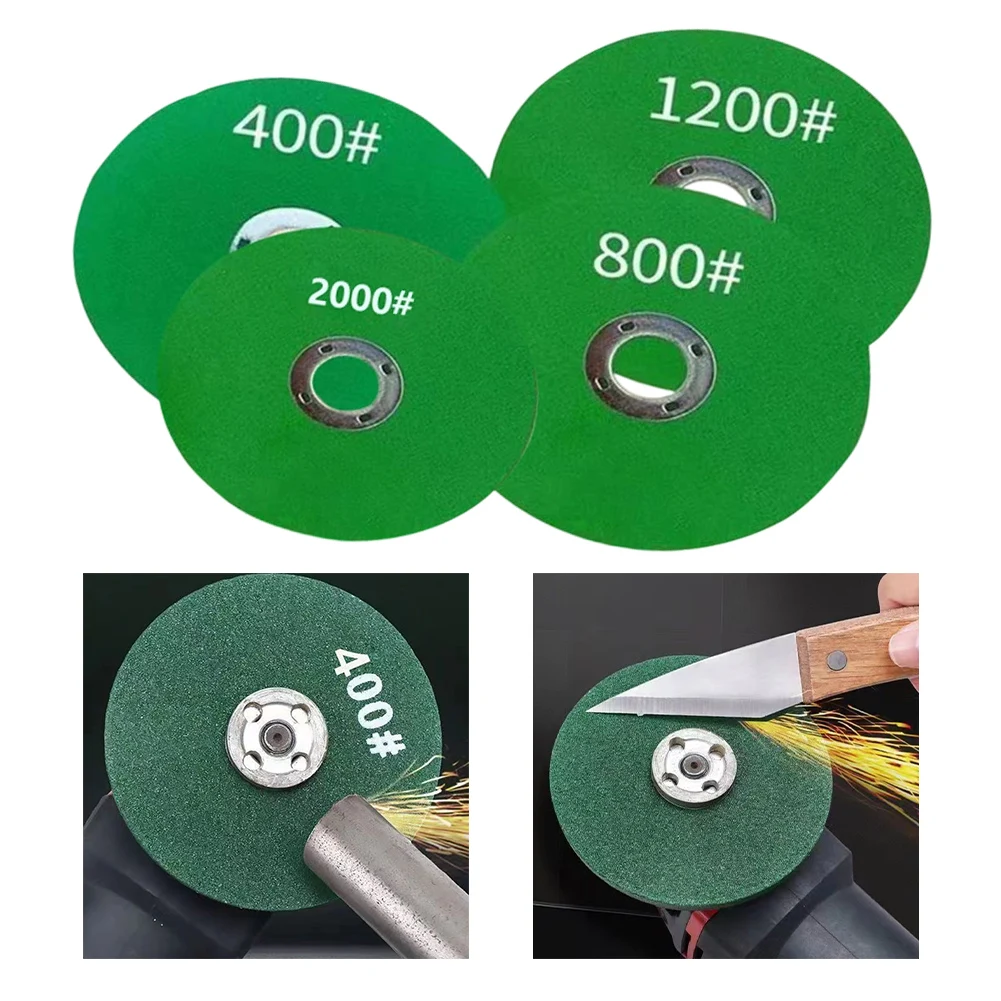 

4Pcs Angle Grinder Grinding Wheel 400-2000 Mesh Angle Grinder Cutting Grinding Angle Grinder Tools Grinding Wheel