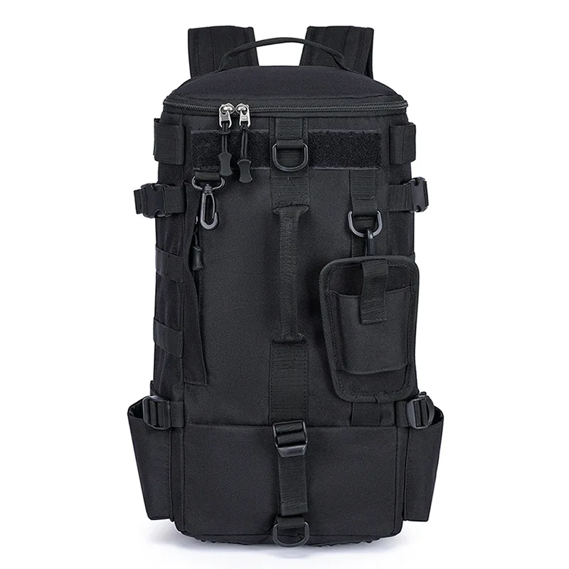 scione Taktischer Angelrucksack, Tackle-Tasche mit Rutenhaltern, Aufbewahrung von Fischgeräten, Molle, Camping, Wandern, Outdoor, multifunktionale Tasche 6