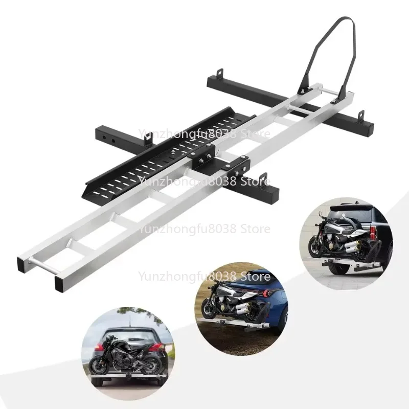 AliExpress NONE Motorcycle Accessories Hanging Device Mounting Bracket Dirt Bike Rack Aluminum Bracket Dual Support Loading Ramp Tires
