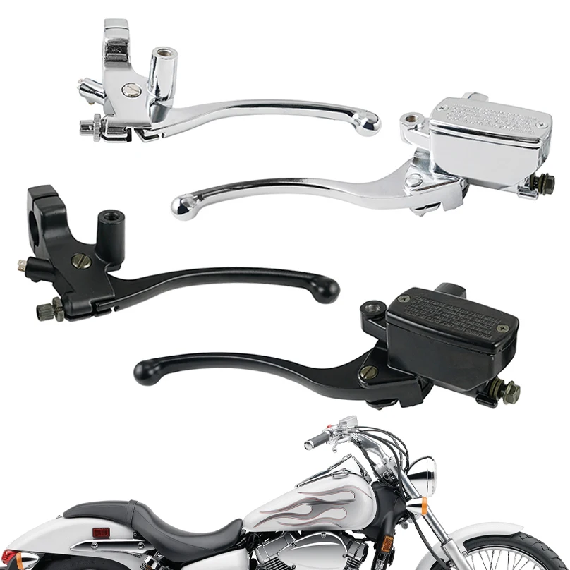 

25mm 1" Handlebar Hydraulic Brake Master Cylinder Clutch Levers for Honda VT1100C VT1100 C3 Shadow 1100 Aero Spirit 1997-2007