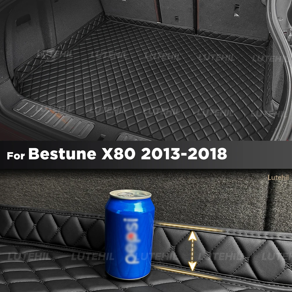 

For Bestune X80 2013-2018 Car Trunk Mat Car Cargo Liner Protective Pad Interior Accessories