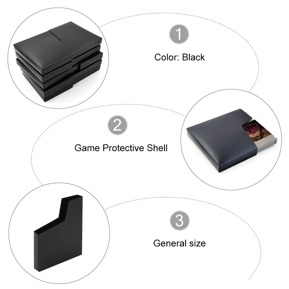 

10pcs Cartridge Dust Cover For Pp Material Compact Protective Shell Storage Case For Cards Cartridge Cover