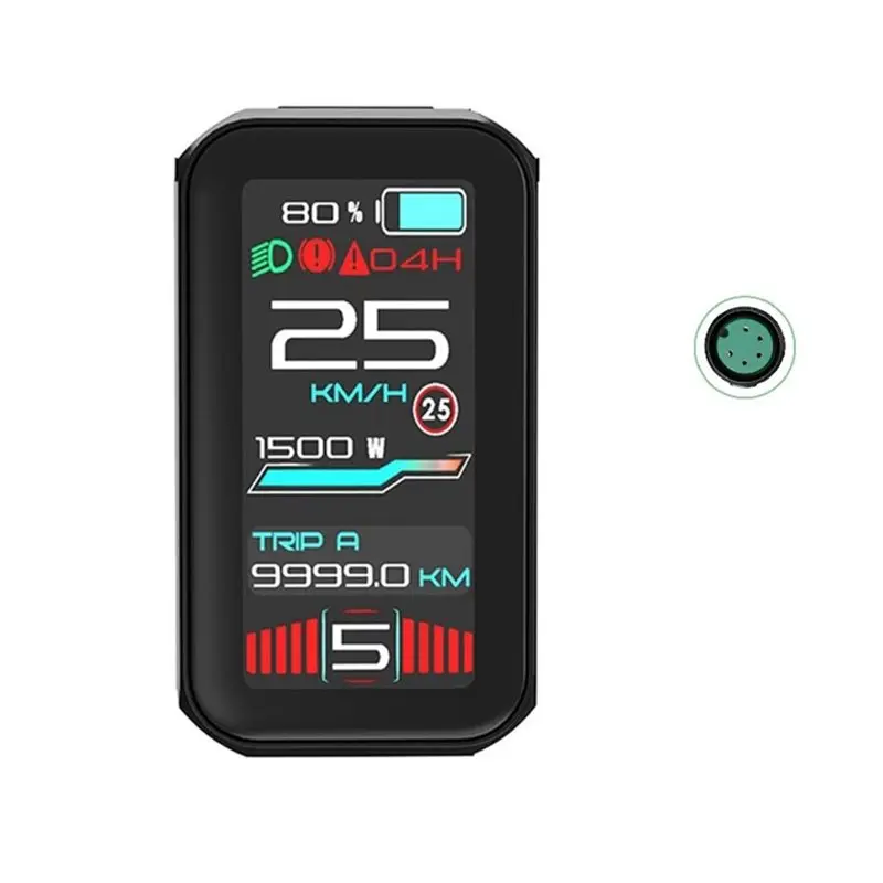 display-per-ebike-cgds-vd18mt-5-pin-computer-per-bici-elettrica-per-motore-mid-drive-ebike-con-protocollo-tongsheng-uart