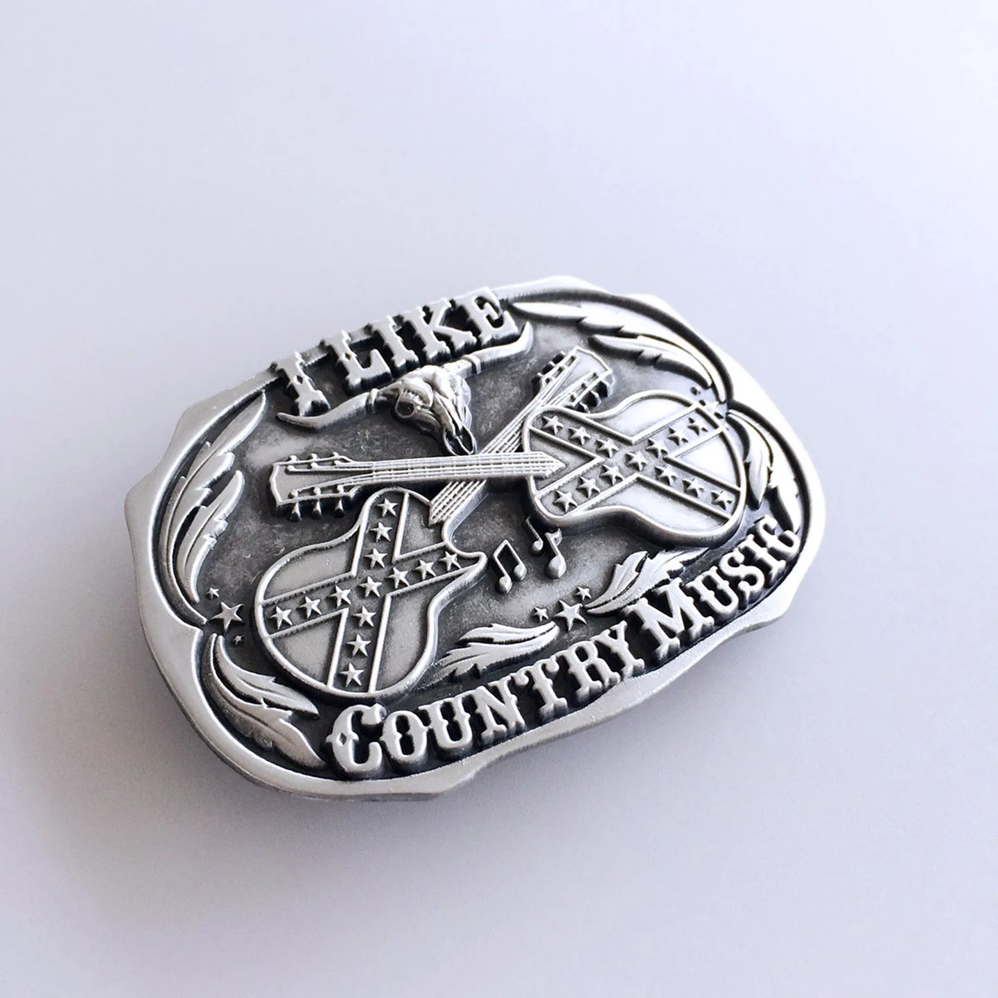 Vintage Western Country Music Belt Buckle Gurtelschnalle Boucle de ceinture BUCKLE-MU069AS