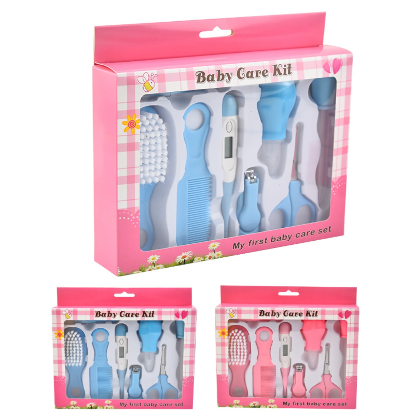 8PCS Baby Grooming Health Care KIT for Newborns and Toddlers Nail Nipper Infant Kit Beauty Cutters Tools Baby Manicure Set Port