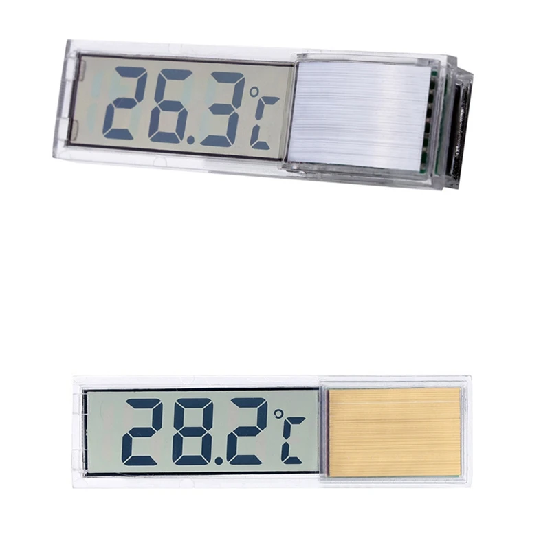 Fish Tank Thermometer Electronic LCD Digital Fish Tank Temperature Measurement Thermometer Fish Tank Accessories