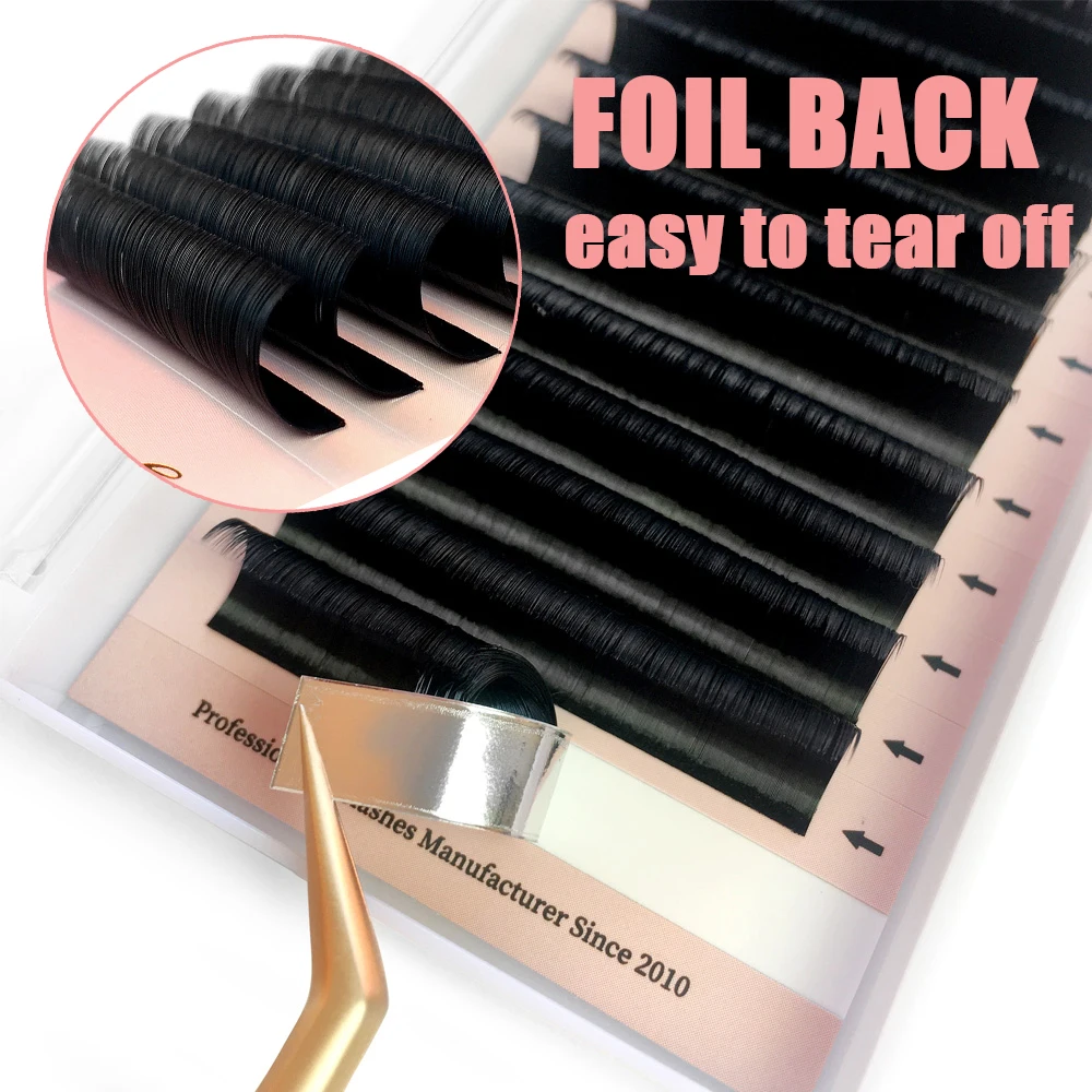 Easy Fan Lashes False Eyelash Extensions Supplies Faux Mink Eyelashes Fanning Cils Auto Blooming Natural Russian Volume Lashes