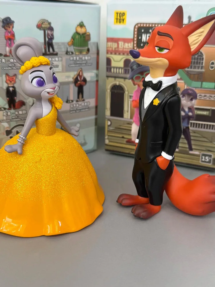 حقيقي ديزني Zootopia 2 صندوق أعمى سلسلة رحلة جديدة شخصيات كرتونية سطح المكتب زخرفة نموذج لعبة الموضة لطيف هدية عيد ميلاد #2