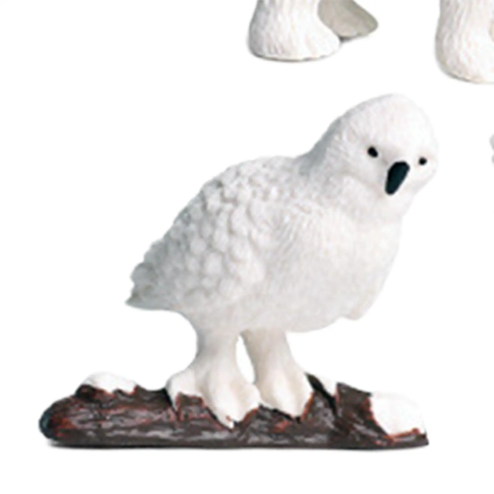 2x Animal Figurines Arctic Animals Toys for Home Decor Toddlers Kids Birthday Gift