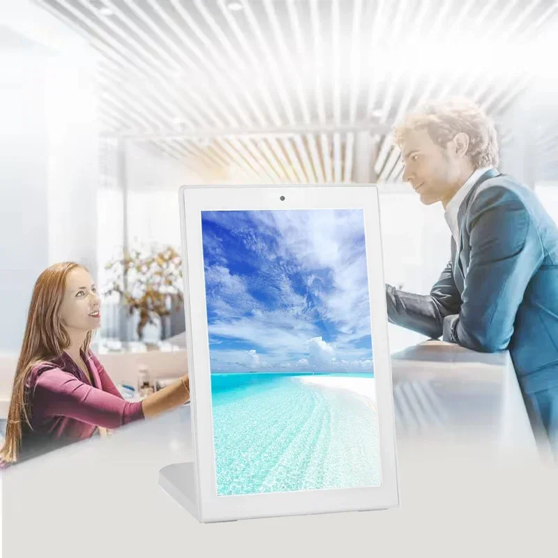 Android 13 縦型スクリーンタブレット 10.1インチ ポータブル レストランPOS 4G+32G 顧客フィードバック タッチディスプレイパッド