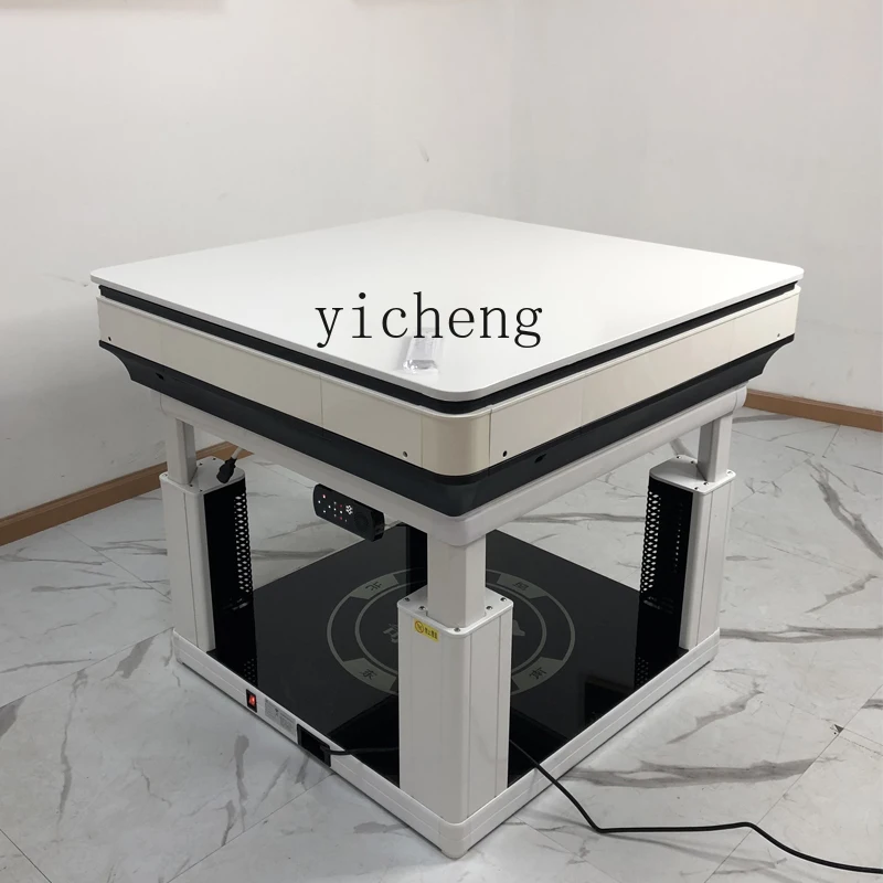 Zf Mahjong Machine Automatic Dining Table Dual-Use Heating Integrated Mahjong Table Mute Lifting Heating Heating Table