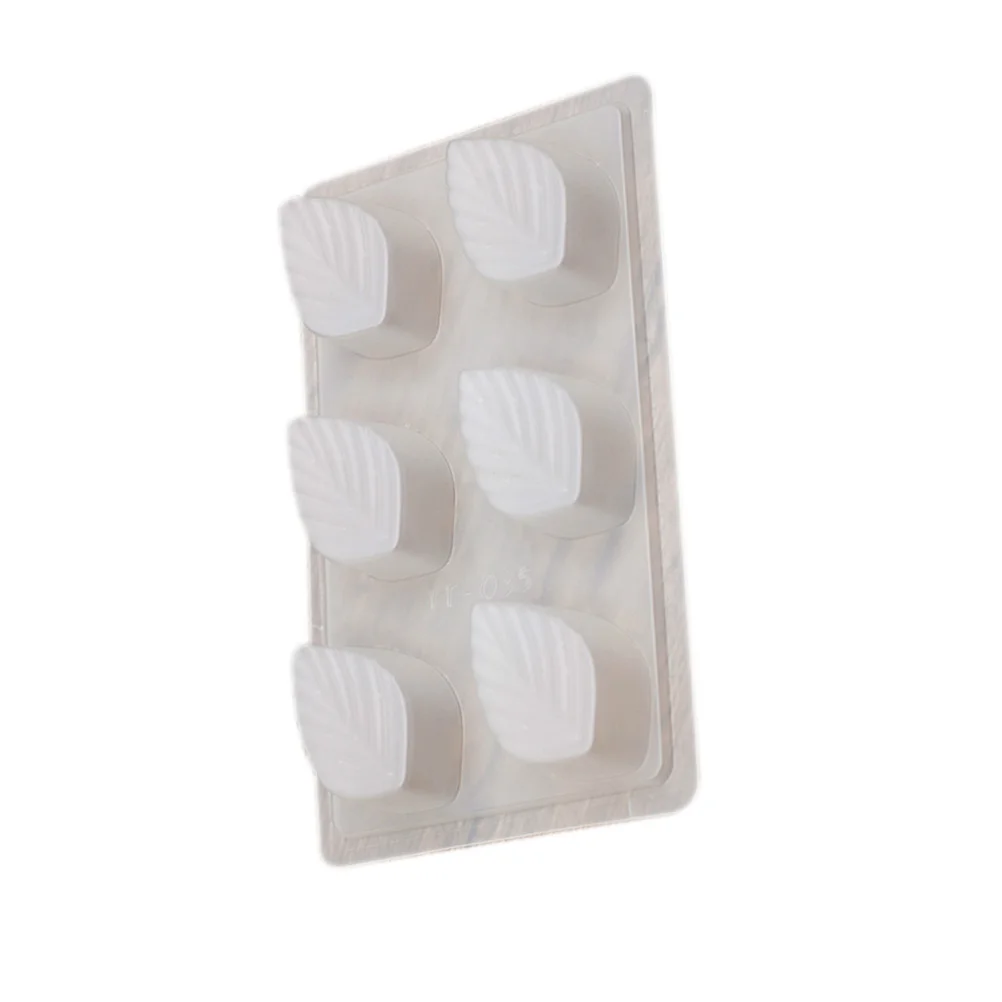 Cetakan Cokelat Bentuk Daun Cetakan Pembuat Jelly Silikon Dapat Digunakan Kembali untuk Kue Permen Es Batu Alat Dapur Pesta