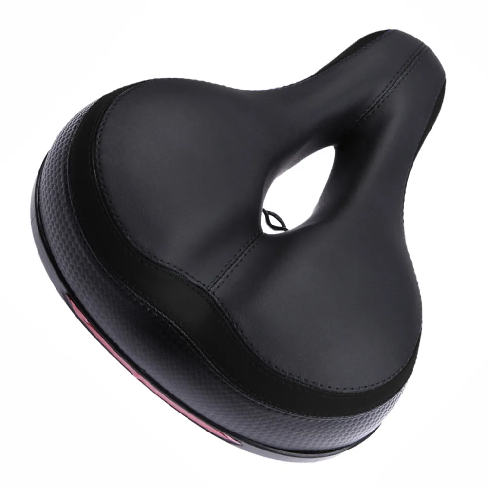 

Широкое и удобное велосипедное сиденье для горных и шоссейных велосипедов, черно-синее, с полым сердечником, эргономичное, из ПУ, с противоскользящим покрытием