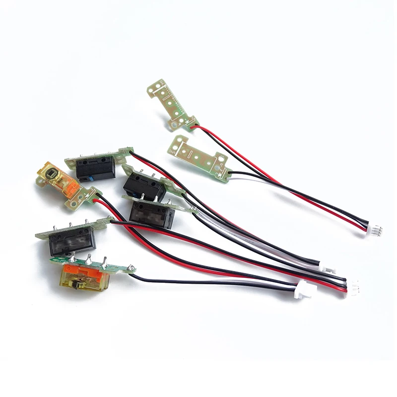 2Pcs Mouse Micro Switch Button Board TTC 80M Kailh GM 8.0 Blue Dot For Logitech G304 G305 Mice Welded Board Cable Accessories