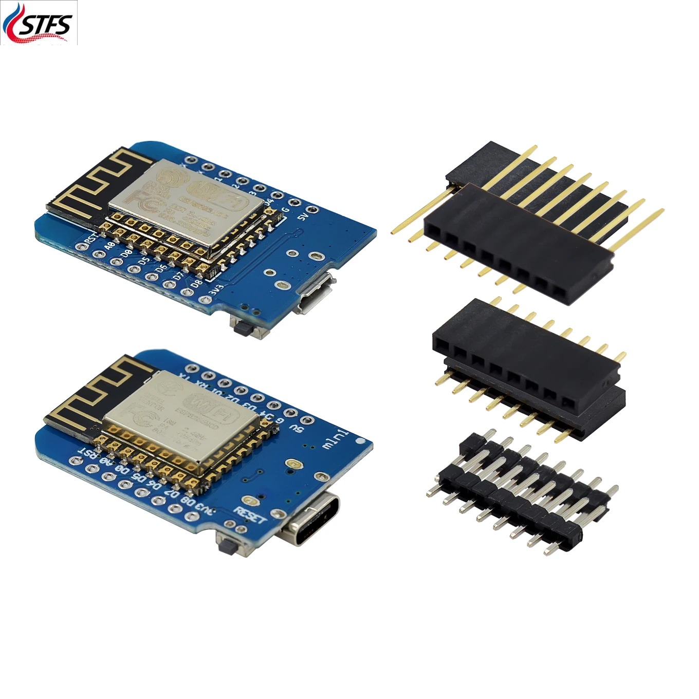 

10pcs ESP8266 ESP-12 CH340G CH340 V2 USB For WeMos D1 Mini WIFI Development Board D1 Mini NodeMCU Lua IOT Board 3.3V With Pins