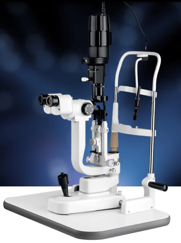 Cheap Price Ophthalmology Slit Lamp Eye Examination Equipment LED 5 Magnification Price of Slit Lamp Portable Slit Lamp
