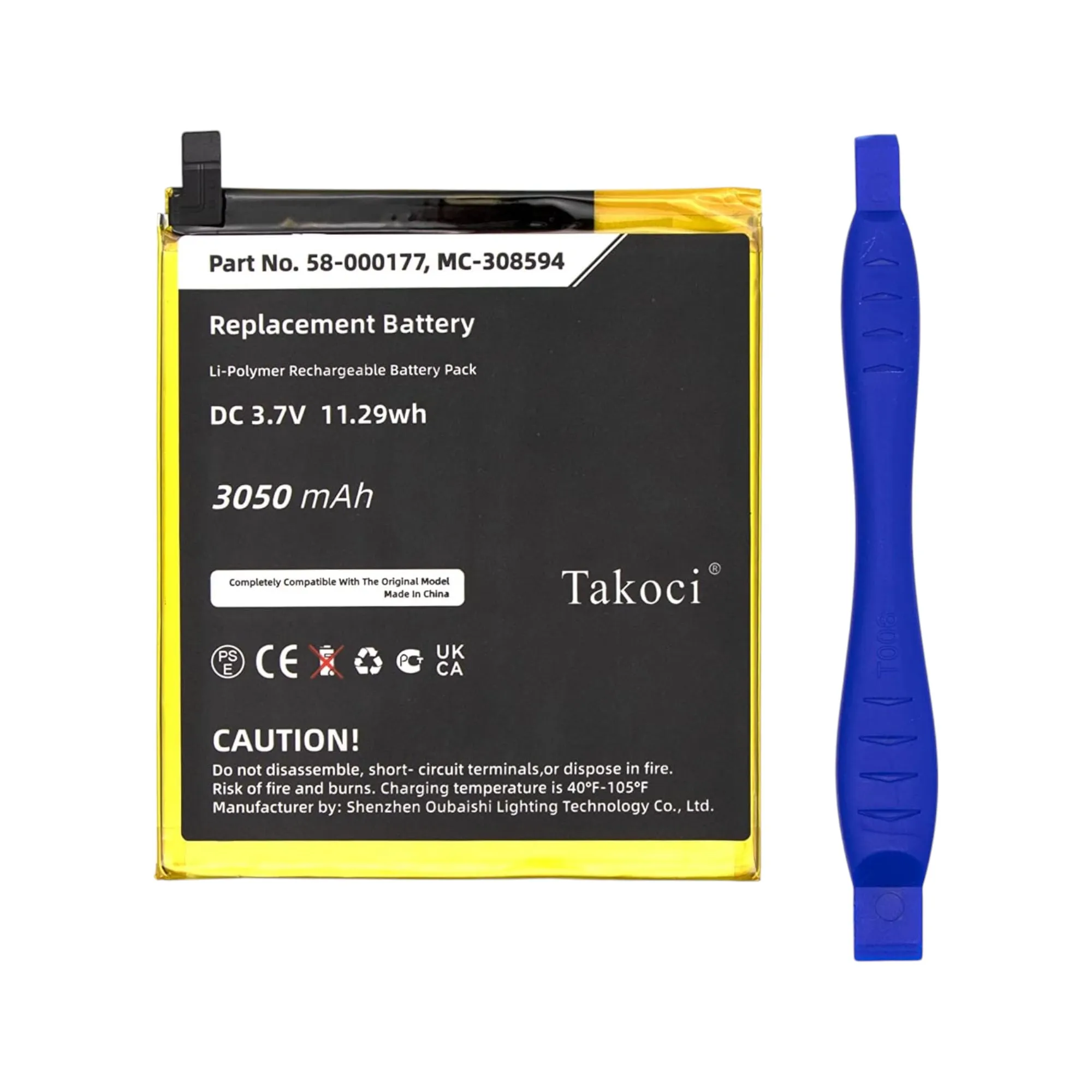 

Replacement Battery 3050mAh for Amazon,Kindle Fire 7,Kindle Fire 7th Generation 2017ST18,ST18C,58-000177,GB-S10-308594-060L