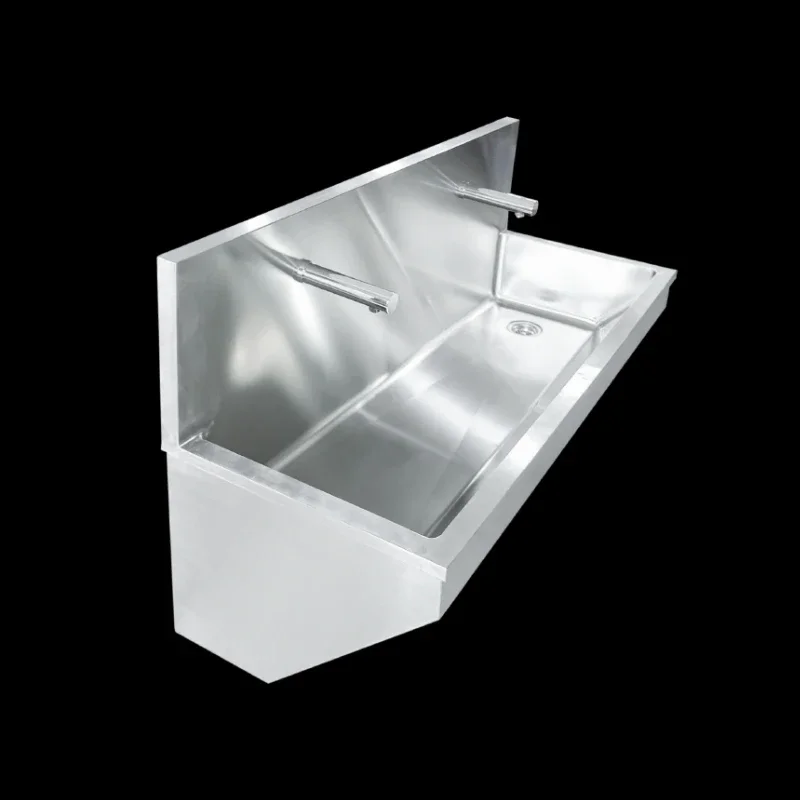 Commercial 304 heavy duty single bowl, stainless steel sink, surgical scrubbing sink for hospital use
