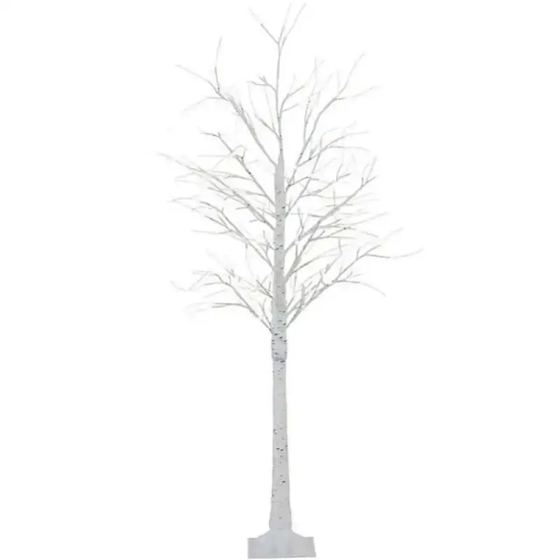 Christmas Decoration 2024 LED White Birch Lamp 60cm Birch Tree Home Bedroom Light Creative Christmas Tree Lighting Bedroom Light