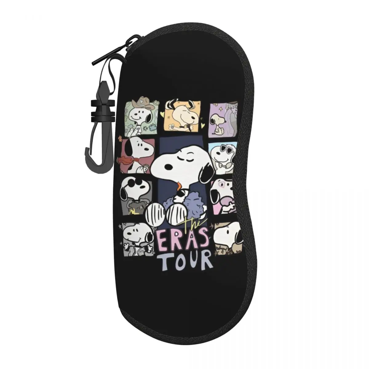 Peanuts Snoopy The Eras Tour Glasses Case Lightweight Glasses Storage Box Small Eye Contacts Case