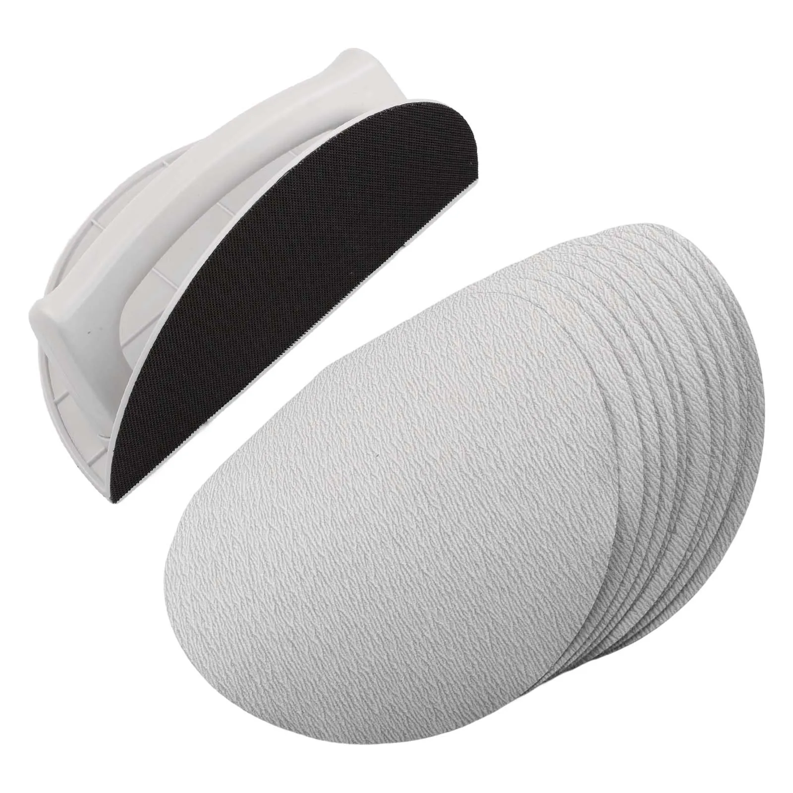 

Half Round Drywall Corner Sander Sandpaper Kit 180 240 320 Mesh White Right Angle Half Round Angle Sanding Paper Tool