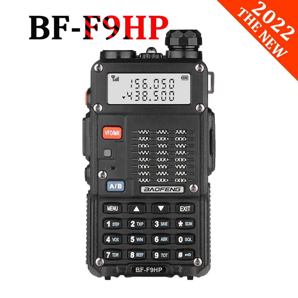 Baofeng-Talkie-walkie longue portée, radio bidirectionnelle, VHF, UHF, radio portable, mise à niveau BF-F9HP, UV 5R