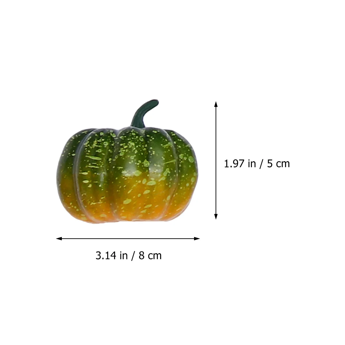 

12Pcs Exquisite Pumpkin Adornments Reusable Non-Breakable Design Ideal for Halloween Thanksgiving Holiday Decorations Indoor