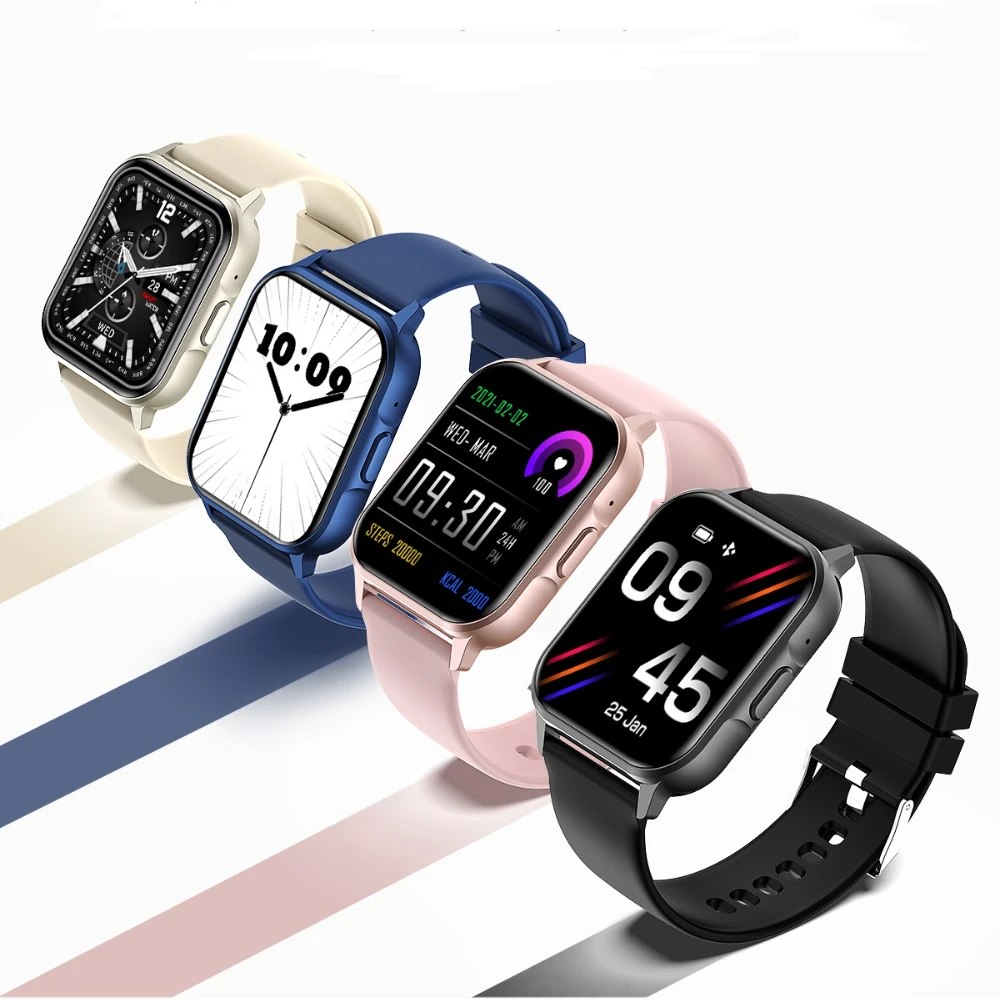 

1,83 "TFT Smartwatch 2025, монитор здоровья музыки с голосовым вызовом, трекер упражнений, водонепроницаемые умные часы Android IOS для мужчин и женщин