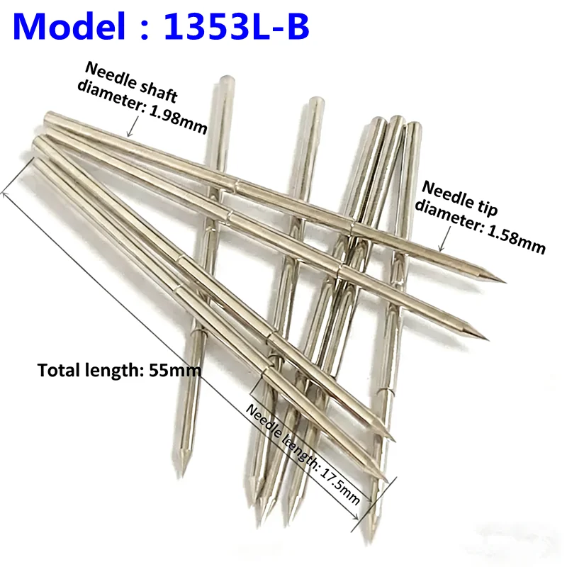 10PCS/Pack Spring Test Pin 1353L-B/H/Q Outer Diameter 1.98mm Length 55mm Extended Needle ICT Accessories