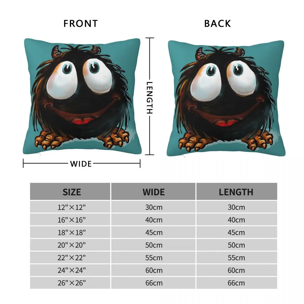 Cornibus Raimund Frey Square Pillowcase Polyester Linen Velvet Creative Zip Decor Sofa Seater Cushion Case