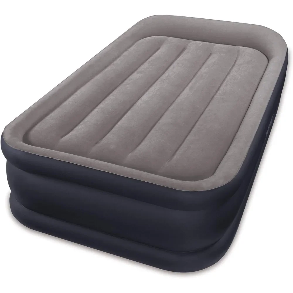Twin Air Mattress with Internal Pump, Raised Air Bed