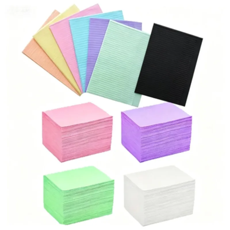 

30/50/100PCS Color Black Disposable Cleaning Pad Tattoo Mats Paper Disposable Cleaning Tattoo Nail Beauty Cleaning Pad