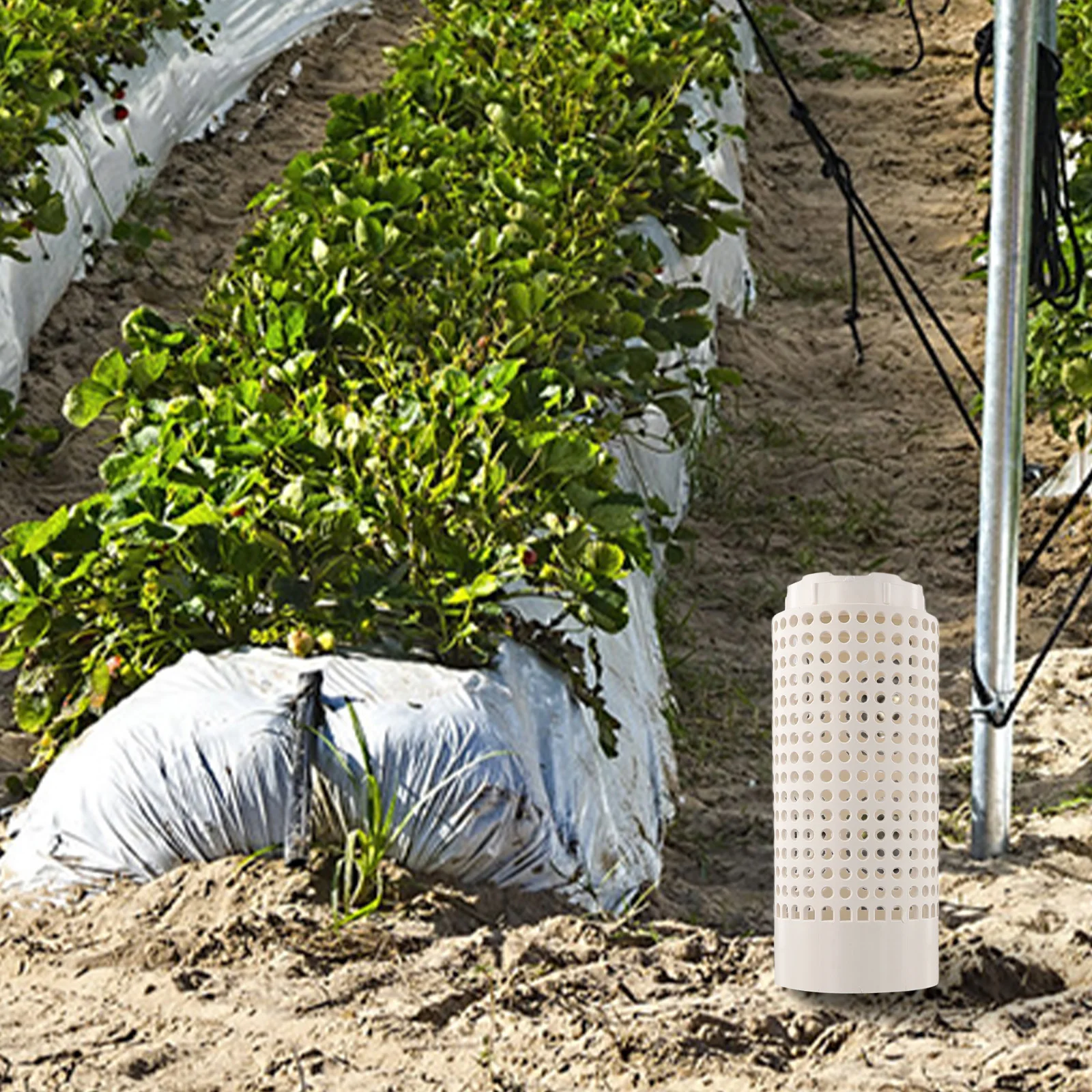 

1/2pcs Outdoor Compost Bin Insect Composting Bin For Garden Space-Saving PVC Insect Composter Tube Garden For Flower Pots Garden