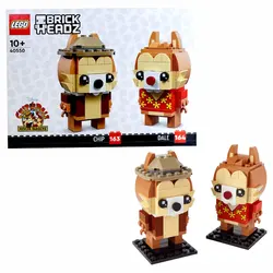LEGO 40550 Qiqi and Titi Squirrel Squarehead Assembly Toy Building Blocks