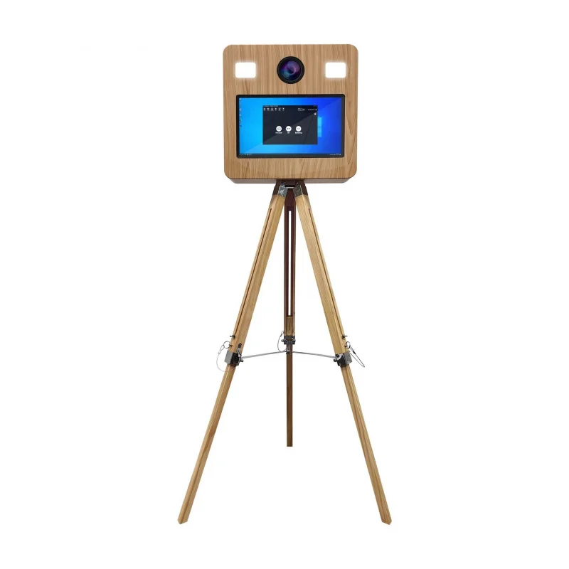 

Photobooth Imitation Wood Grain Tripod Portable Machine Photo Booth