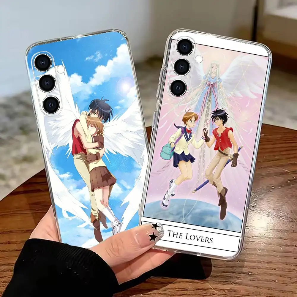 Anime The Vision of Escaflowne Phone Case for Samsung Galaxy A55 A06 A16 A26 A36 A56 A25 A35 A15 Transparent Flexible Cover