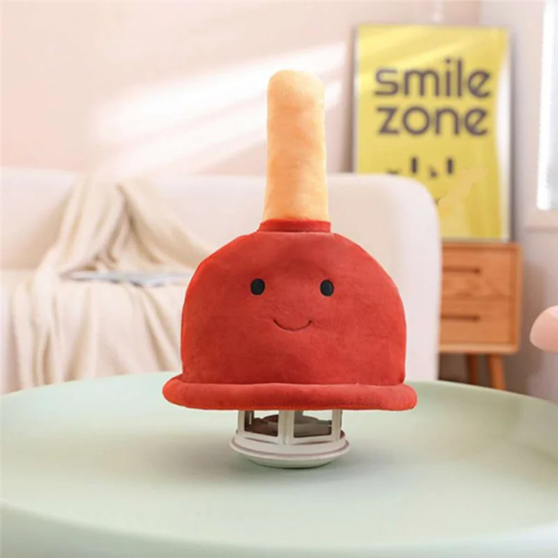 

Practical-Toilet Sucker Tool Headgear Hat Simulation Three-Dimensional Headcover Cute Funny Cross-Dressing Headwear Selfie Prop