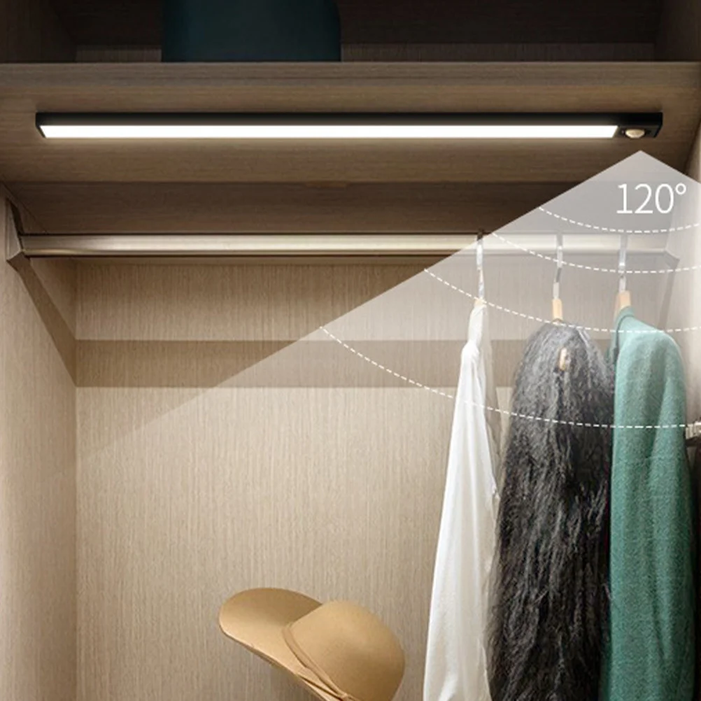 

Motion Sensor Led Night Light Bar For Bedroom Cabinet Operated Warm Light Decorative Night Lamp