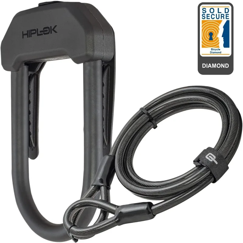 

Hiplok U Lock and Cable Bike Lock Maximum Security