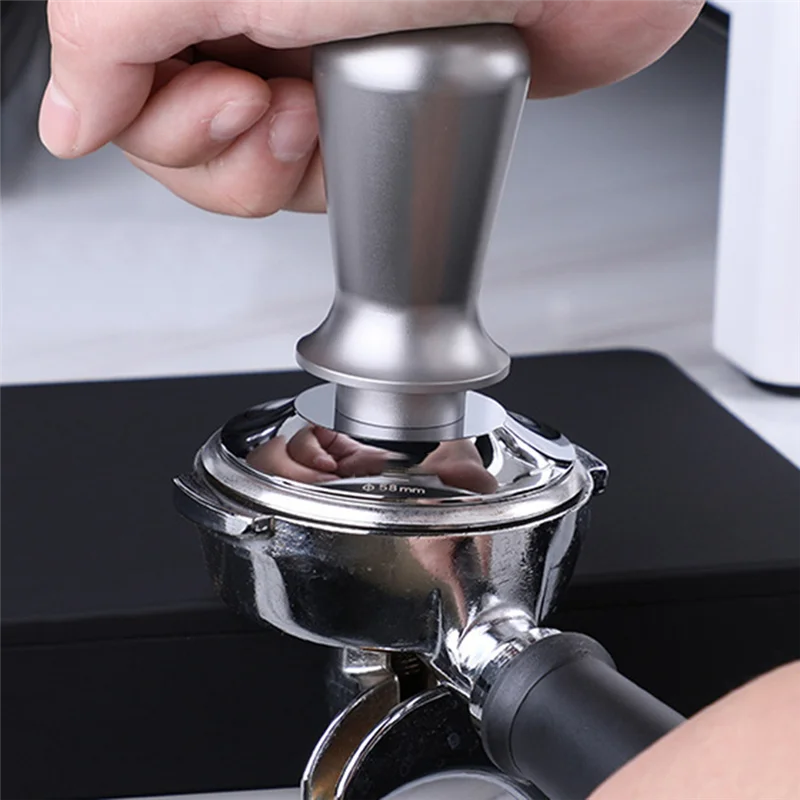 ABKR Темпер для кофе постоянного давления 51 мм Распределитель эспрессо из нержавеющей стали Молоток для порошка Инструменты для кофе