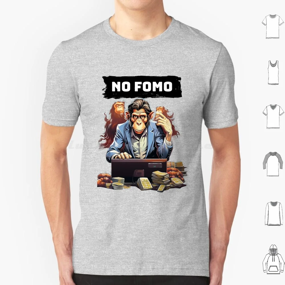 

Футболка Monkey Trader-No Fomo для мужчин, женщин и детей, 6xl, я размещайте изображение в магазине по запросу