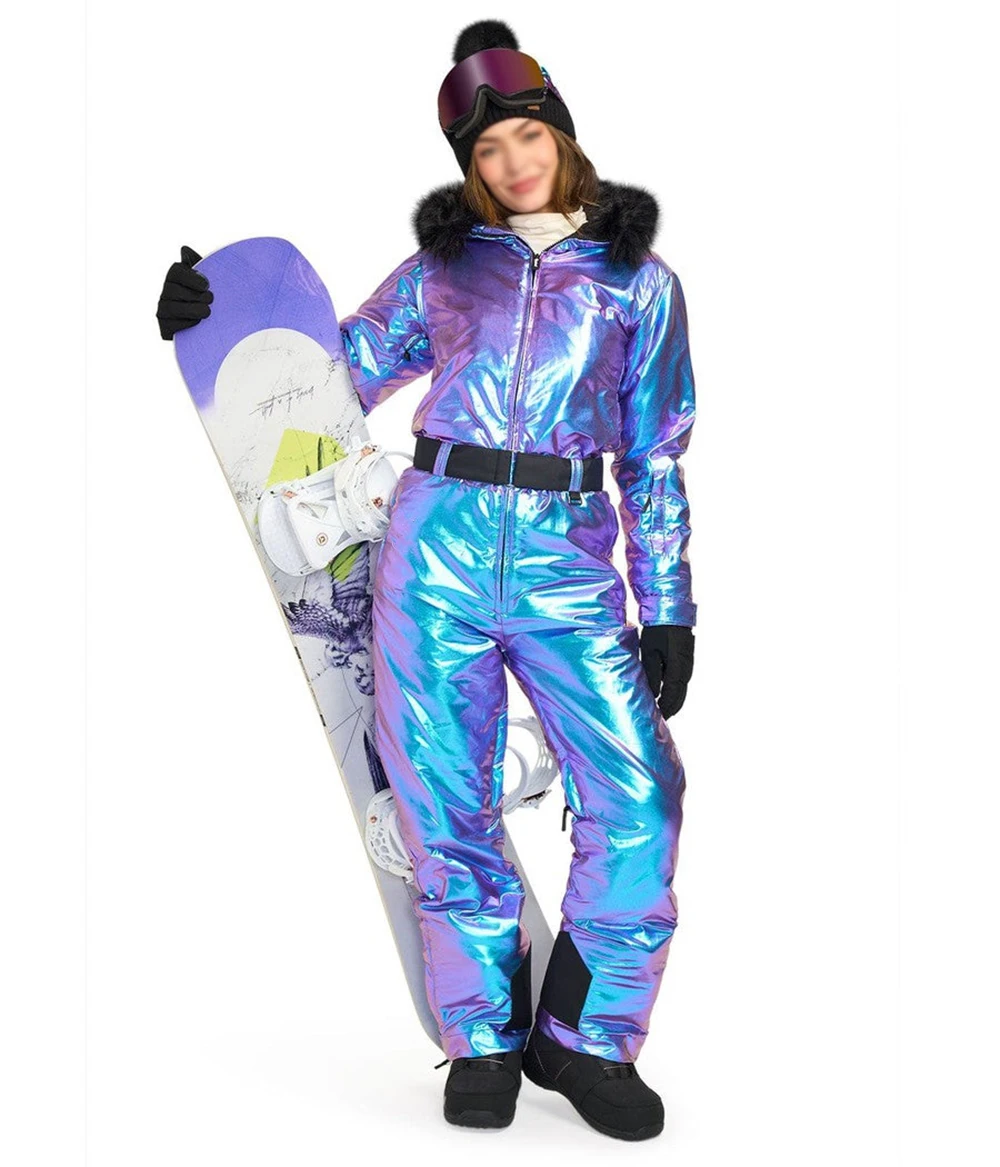

Ski Suit Panel Design Ski Suit Snowboard Jacket Overalls Pants Snow Suits One Piece Unisex Waterproof Insulated Ski & Snow Wear