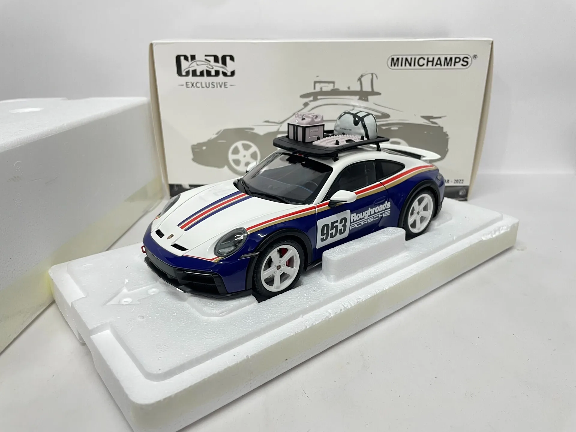 

Minichamps 1:18 992 Dakar #953 2022 Simulation Limited Edition All Open Alloy Metal Static Car Model Toy Gift