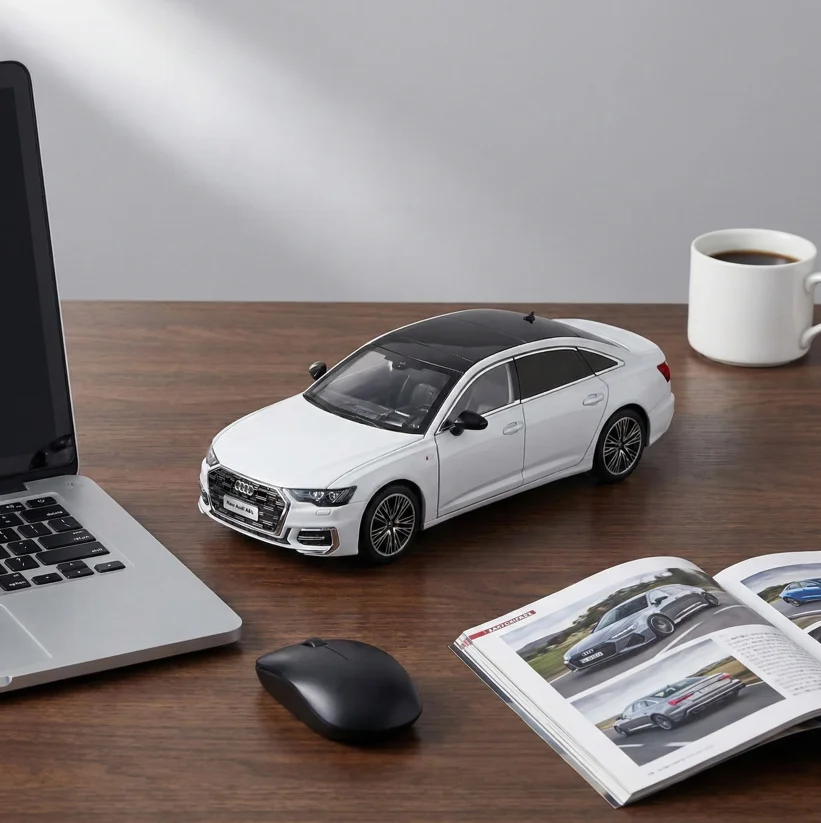 

1/24 AUDI A6 модель автомобиля из сплава, литая под давлением и игрушечный транспорт, металлическая модель автомобиля, высокая имитация звука и света, коллекция детских игрушек в подарок