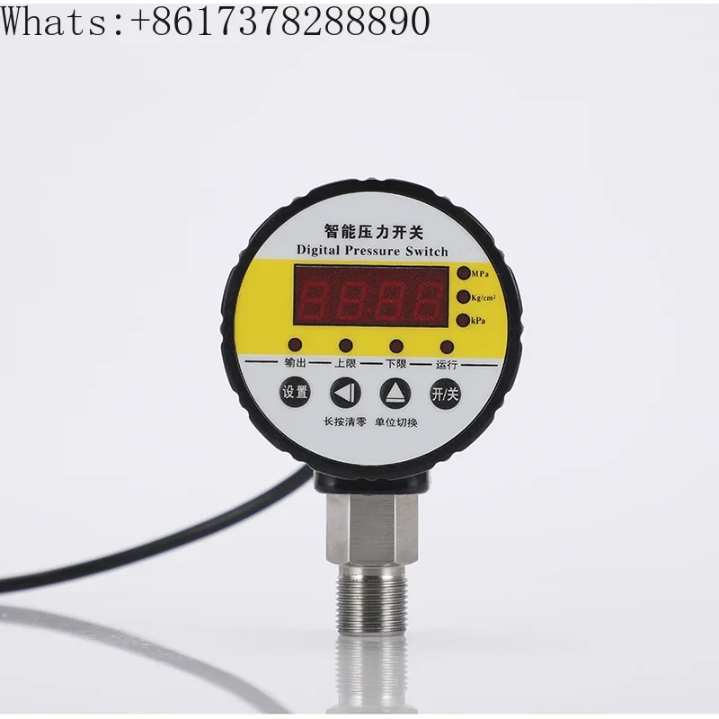 Intelligent pressure switch digital display electric contact vacuum water pump air compressor pressure controller FD801K