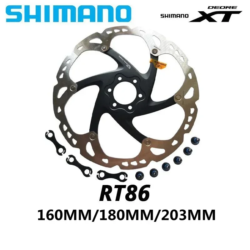 Shimano DEORE XT SM-RT86 disco de freno de seis clavos para MTB seis clavos 160mm 180mm 203mm disco de freno disco de Rotor de freno 203