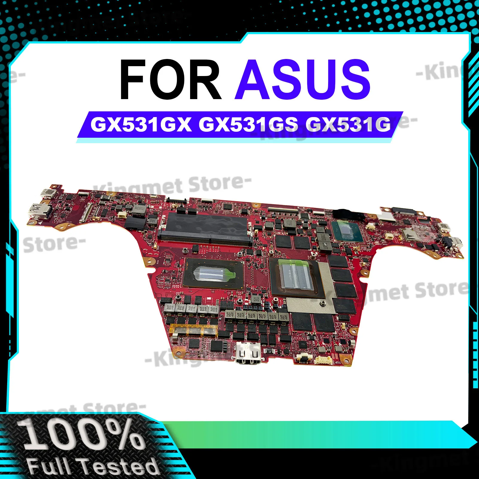 GX531GX Laptop Motherboard For ASUS ROG Zephyrus GX531GS GX531GX GX531GM GX531G GX531GW GX531GV Mainboard I5 I7 I9 CPU tests OK