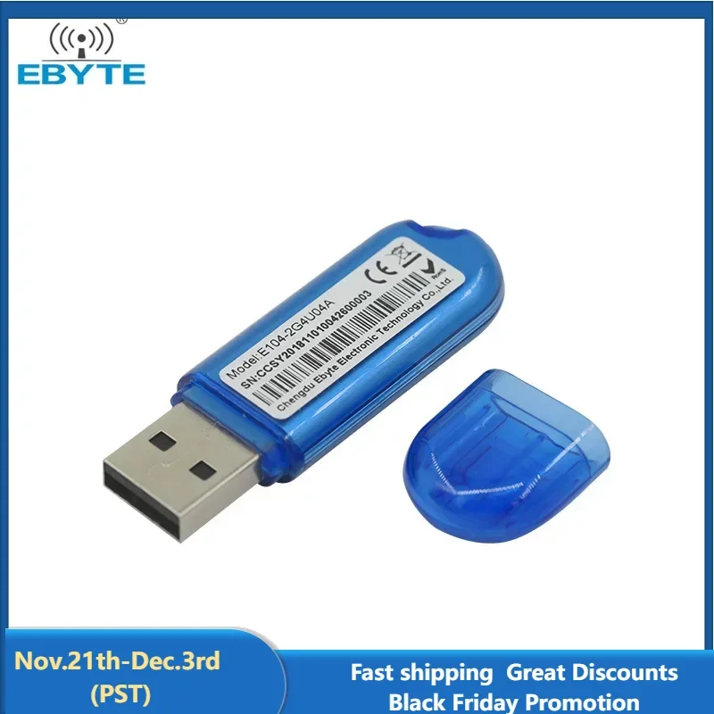 CC2540 BLE 4.0 Wireless Transceiver Module USB Bluetooth Adapter Receiver Test Board SoC PCB Antenna EBYTE E104-2G4U04A