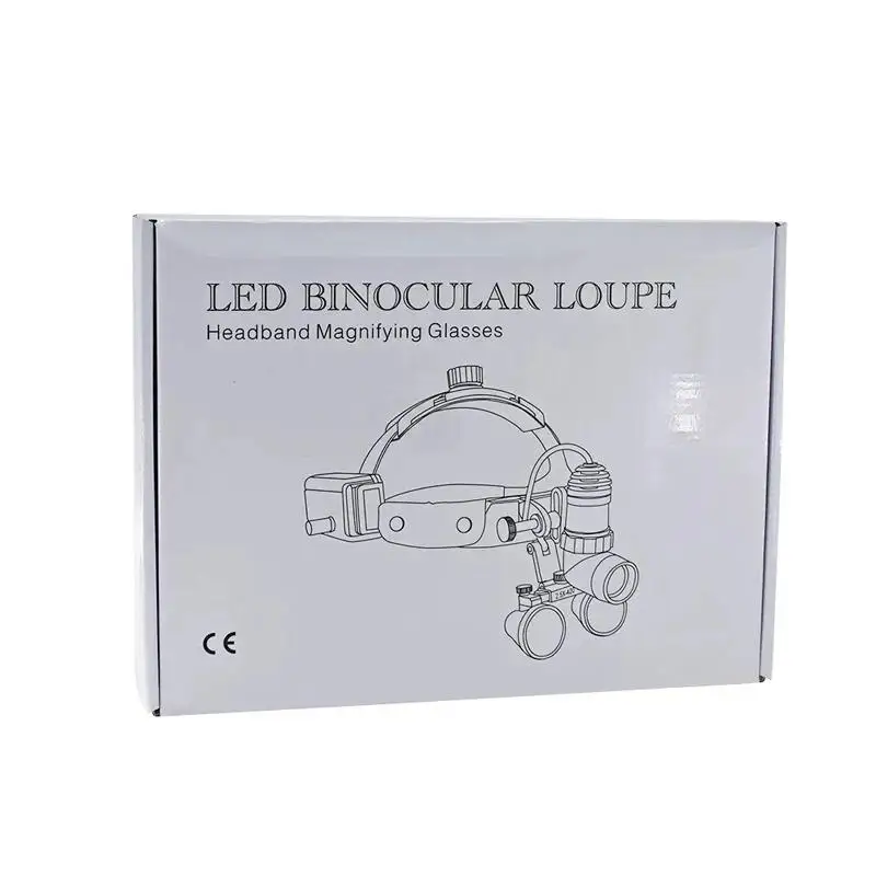 den tal LED Head Light Lamp For Lab Binocular Loupes Brightness Adjustable den tal Headlamp Head-mounted Surgical Headlight