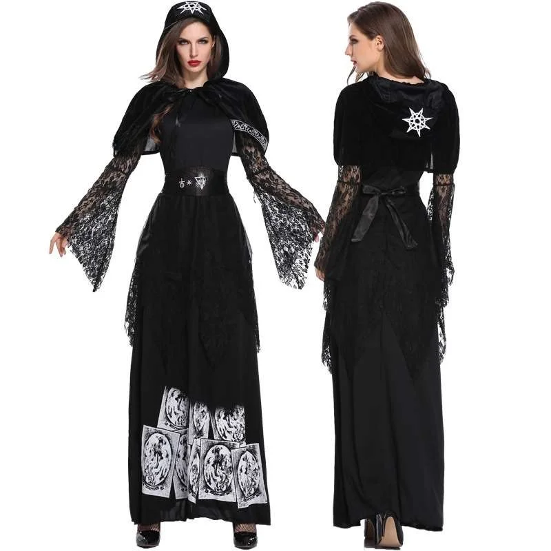 Fsia de loween para Adultos Fsma Noiva Traje Cosplay Vampiro Roupas Tradicionais Chinesas Fenas para Apresenta...